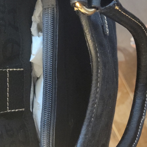 NWT Etienne Aigner black logo mini satchel with detachable strap. - Picture 8 of 10